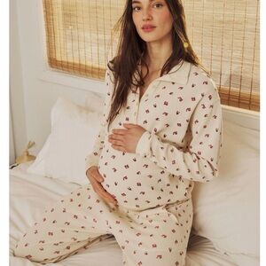 Hatch The Printed Waffle Pullover and Jogger - Love Note Floral